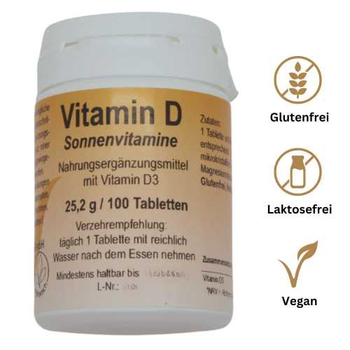 Vitamin D 1000 – Unterstützung für Knochen & Immunsystem